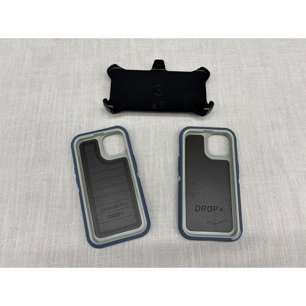 OtterBox iPhone 13 Case Bundle Defender Pro Commuter Blue with Holster
